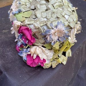 Vintage Woman’s Basketweave Dress Hat